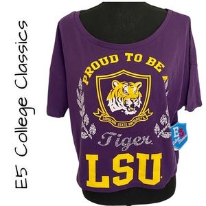 E5 COLLEGE CLASSICS LSU Spirit-wear, Size Large